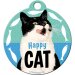 Schlüsselanhänger "Happy Cat"