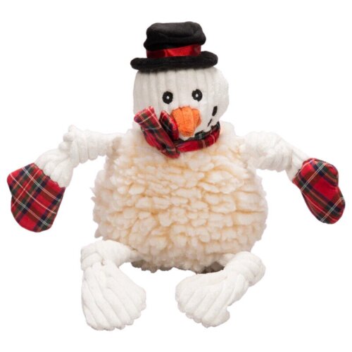 HuggleHounds FlufferKnottie Mc Snowy the Snowman